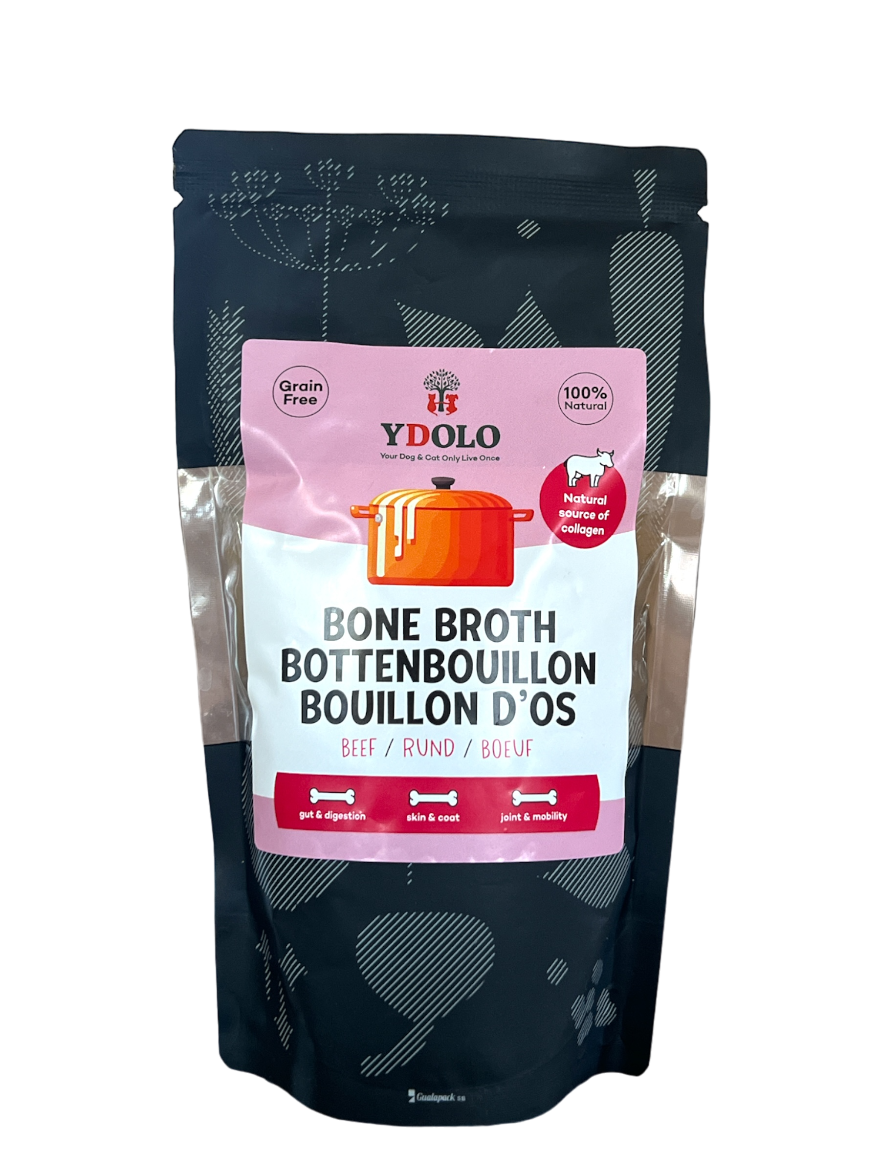 Ydolo bottenbouillon BIO Rund 230ml