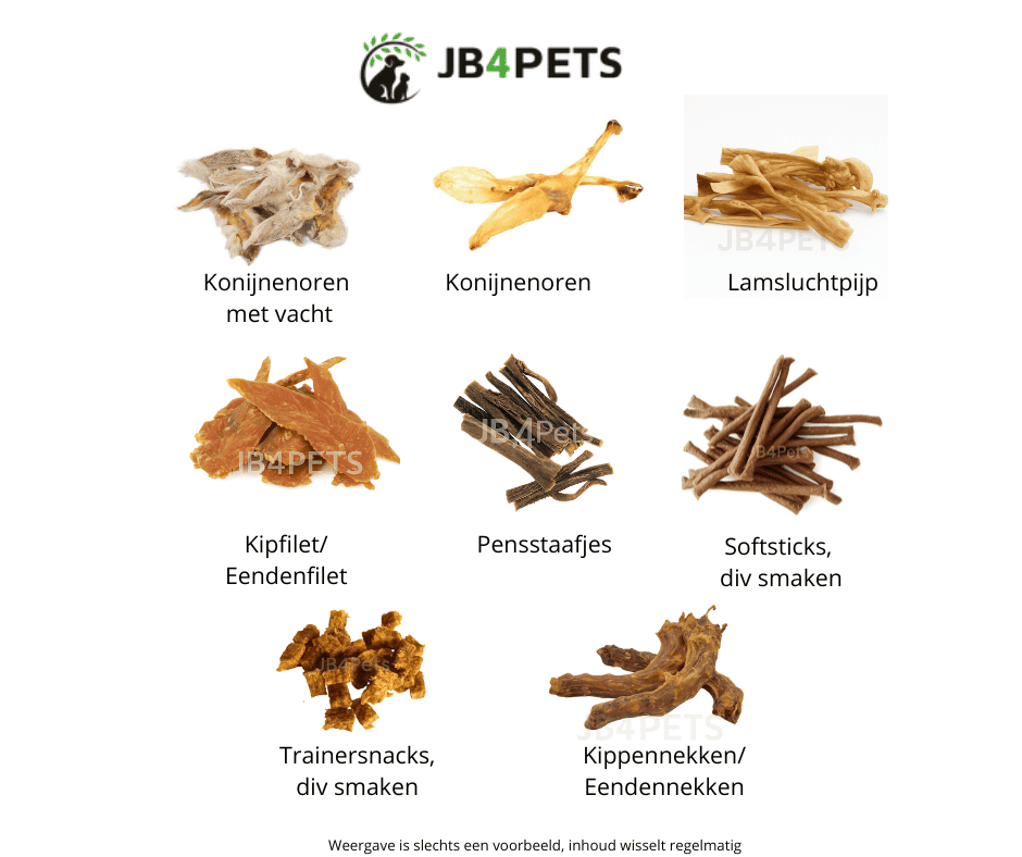 Small Snack Essentials Box tot ca. 10 kg, voor de kleine hond