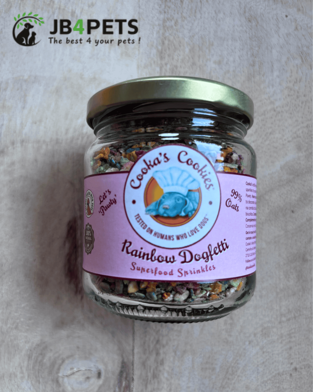 Cooka's Cookies - Rainbow dogconfetti