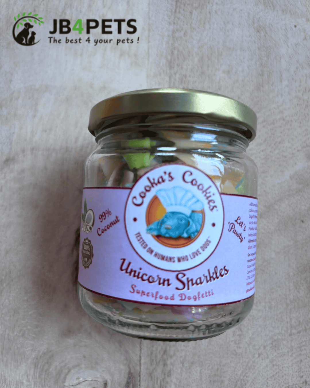 Cooka's Cookies - Unicorn Sparkles cake en voedsel strooier