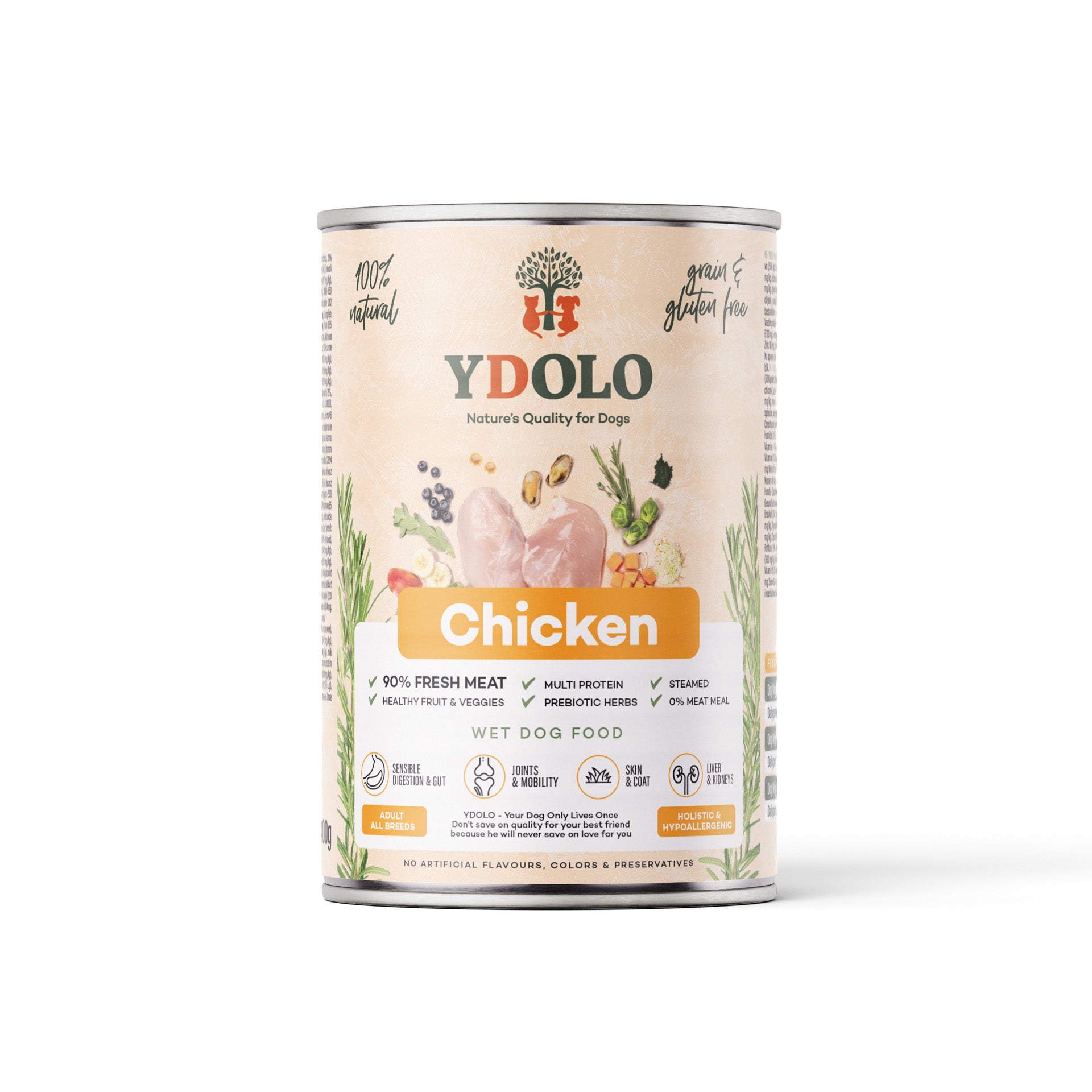 YDOLO natvoer Chicken 400gr