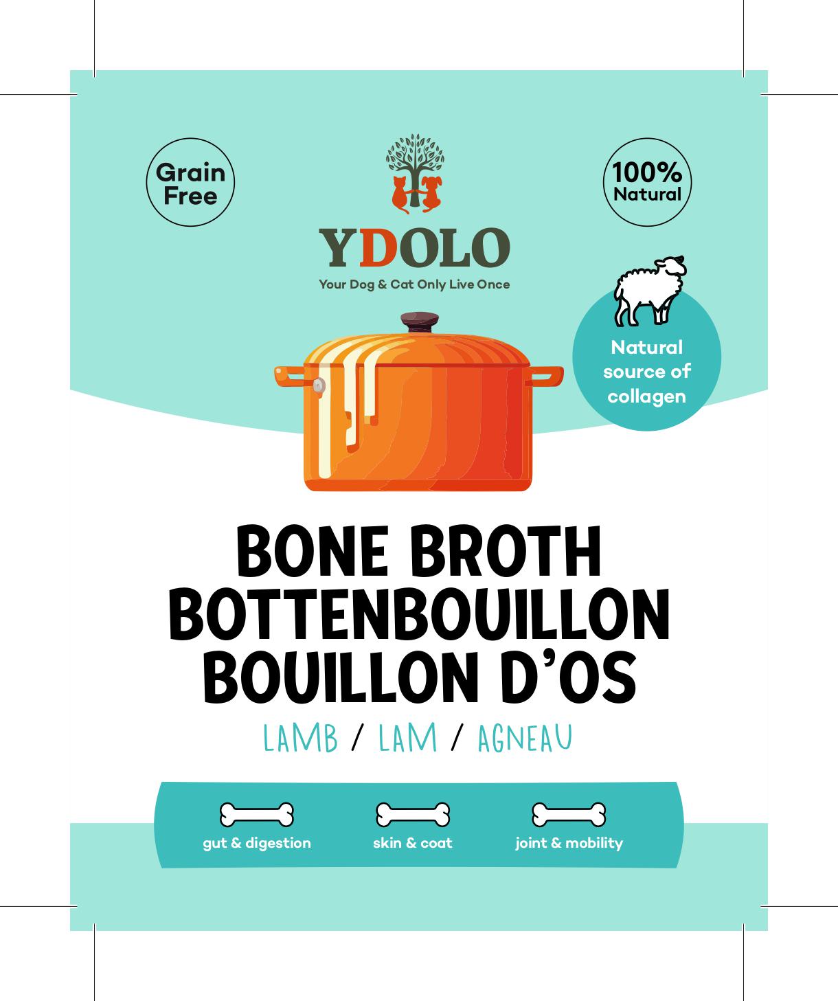 YDOLO bottenbouillon Iers Lam 230ml