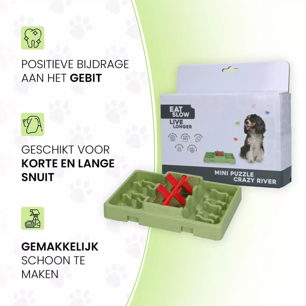 Eat Slow Live Longer Mini Puzzle Crazy River