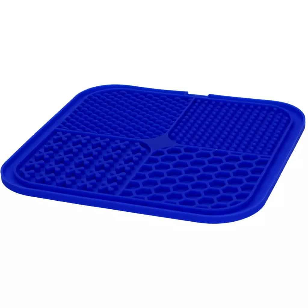 Eat Slow Live Longer Lick Mat Quad Blauw