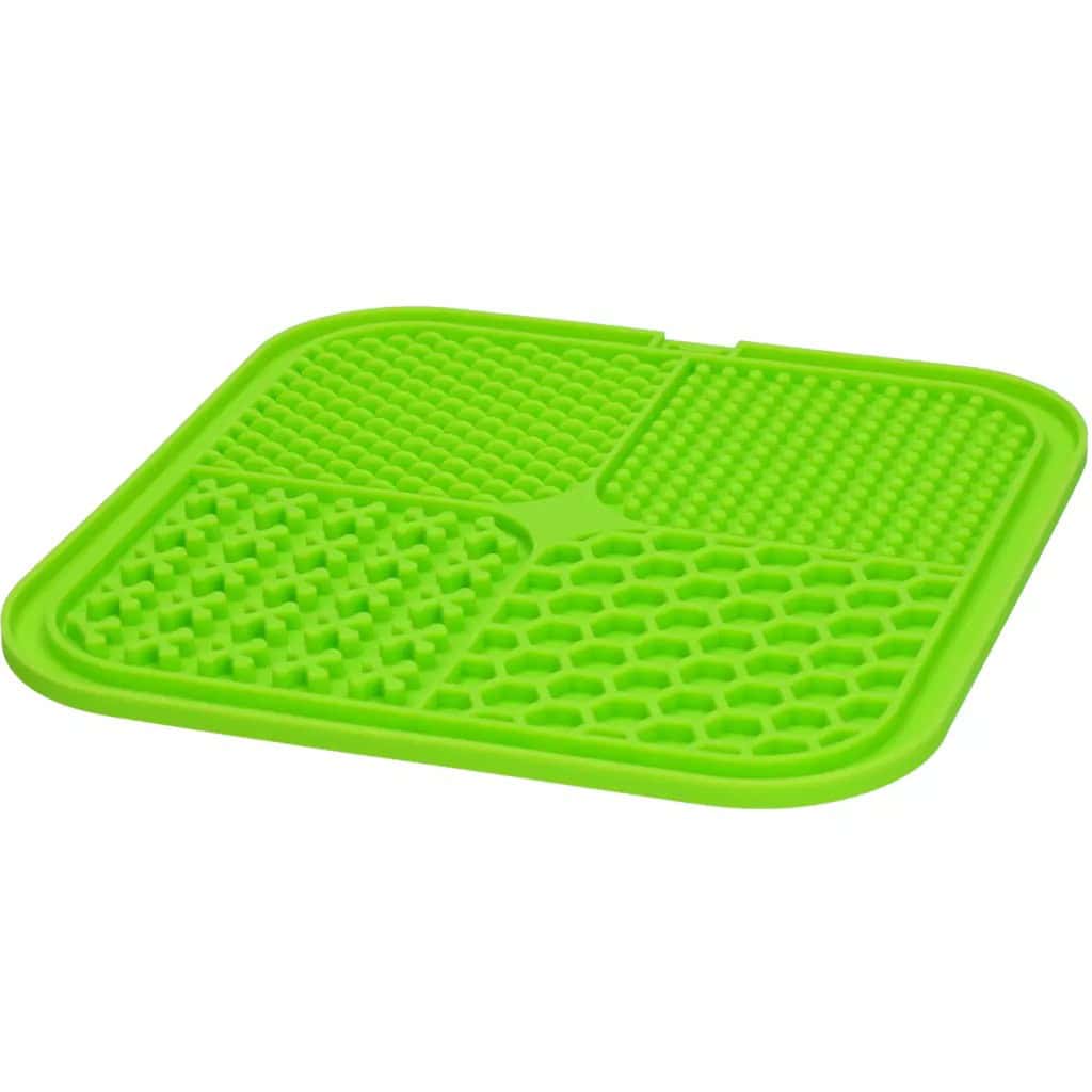 Eat Slow Live Longer Lick Mat Quad Groen
